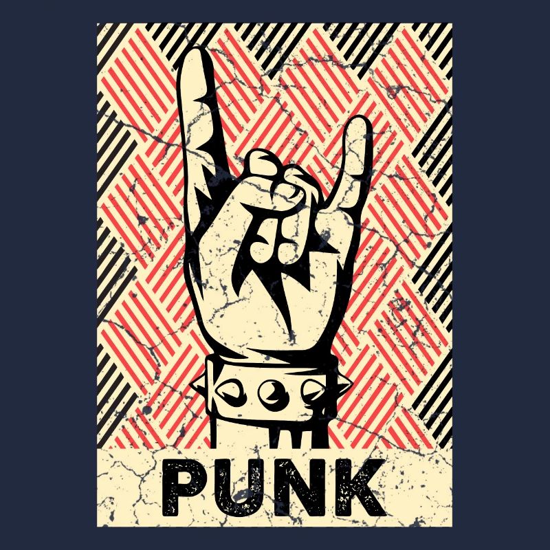 Punk Vintage Devil's Horn Punks