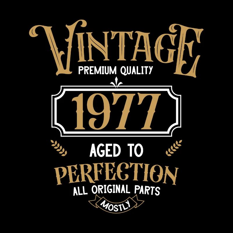 1977 Vintage Geburtstag
