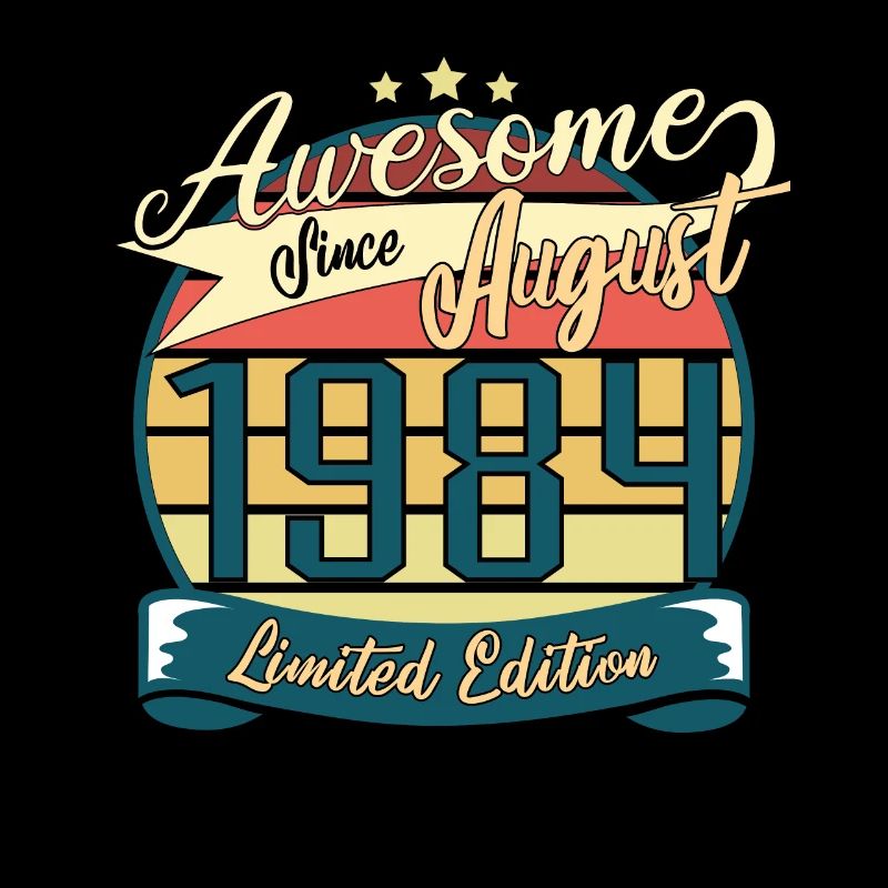 1984 In August Retro Gift