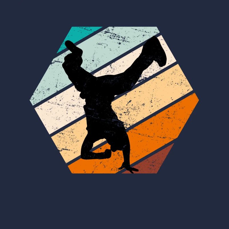 Breakdance Retro Breakdancer B-Boy