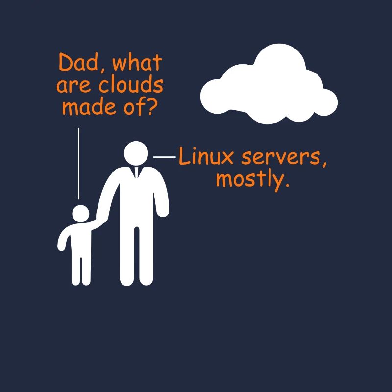 Linux Server Witz Informatiker Humor Software