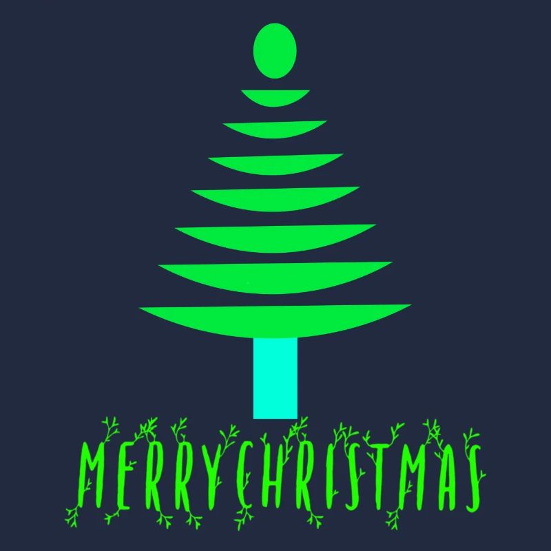 Neon-Kiefern-Weihnachtsbaum