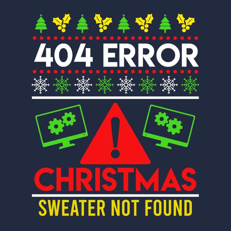 Christmas Proverbe 404 Error Sweater not Found