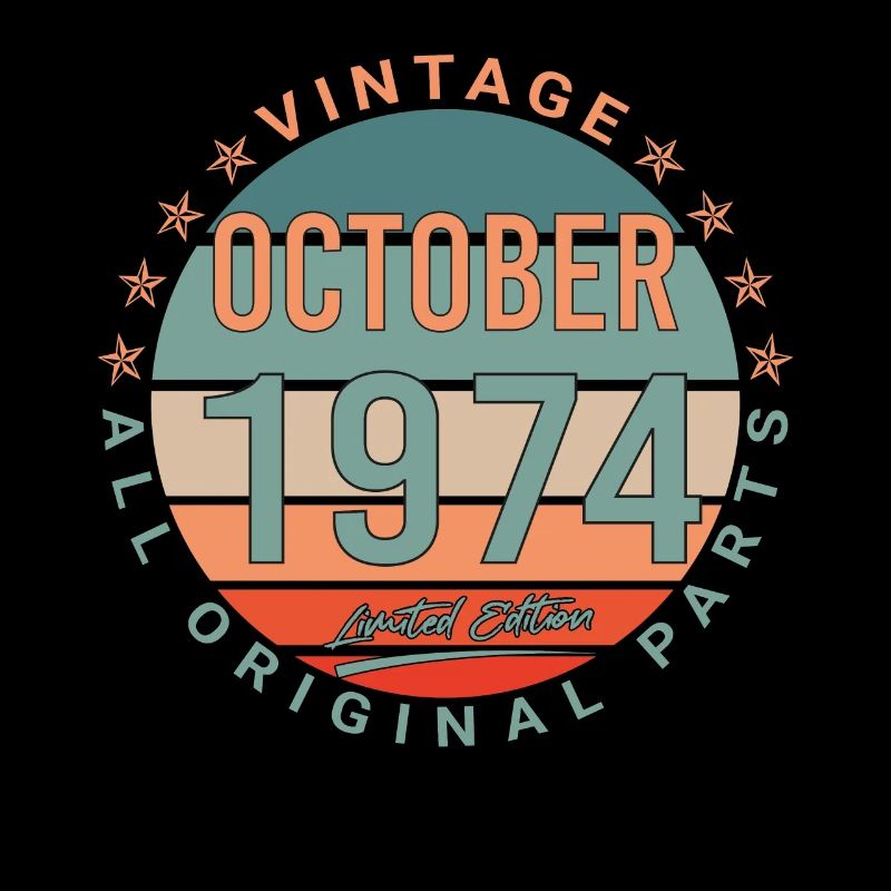 Oktober 1974 Retro Geschenkidee