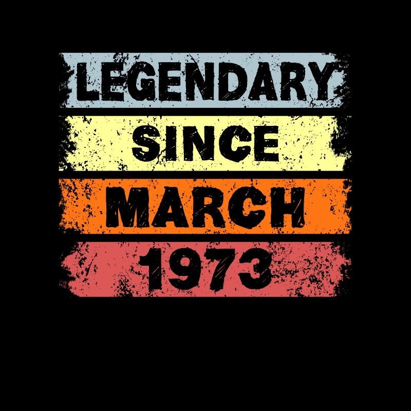 Legendary since March 1973 - Geburtstag