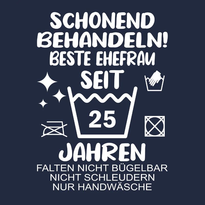 Silberne Hochzeit Ehefrau 25 Hochzeitstag