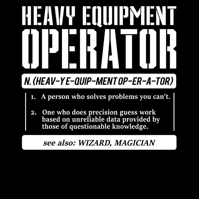 Excavator driver
