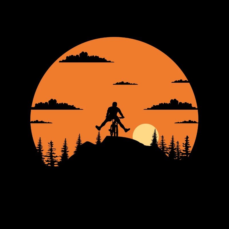 Drôle de cycliste Cycliste Vélo