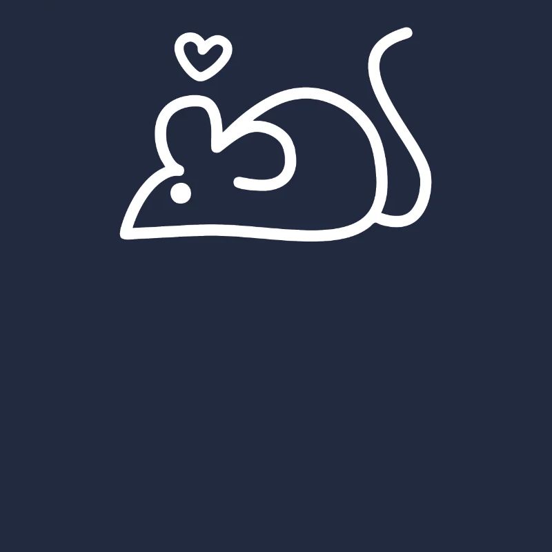 eine Maus mit Herz