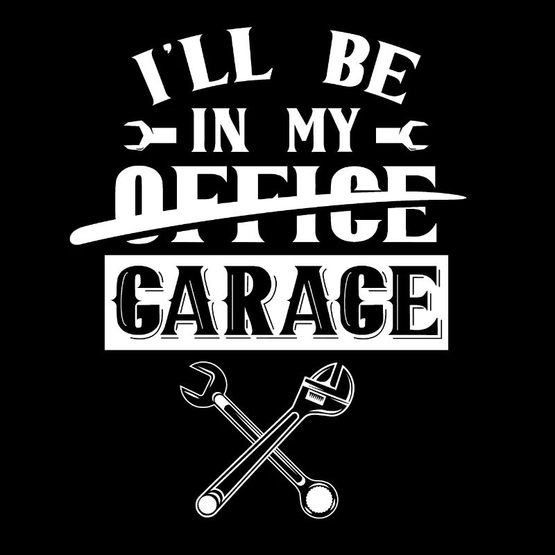 Je suis dans mon bureau chez le mécanicien de garage