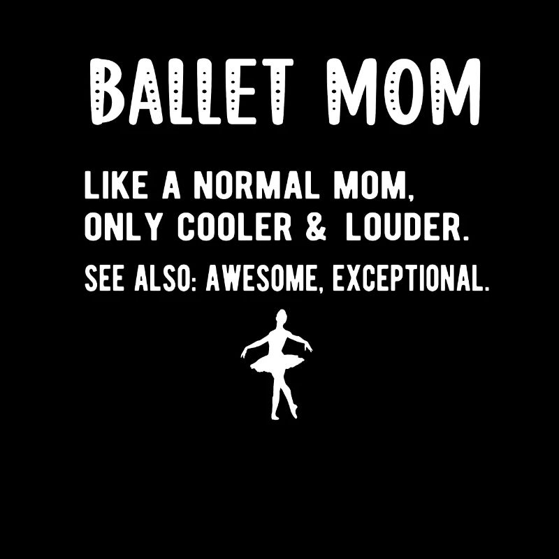 Ballet Maman Danseuse de Ballet Mère De Ballerine