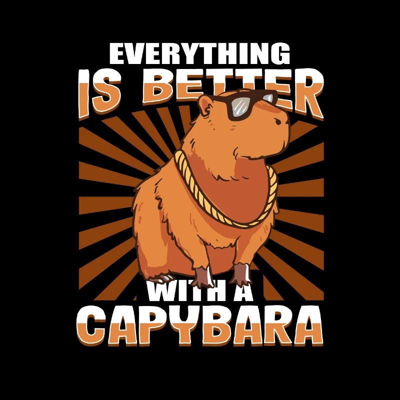 Capybara capybara rongeur