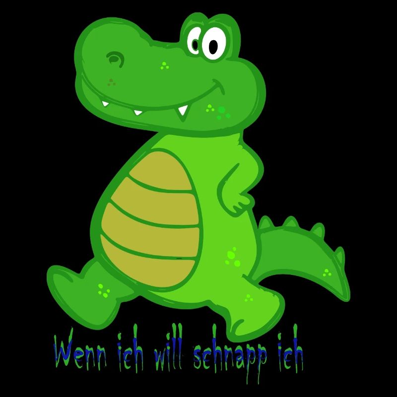 Süßes Krokodil das auch mal Schnappen kann