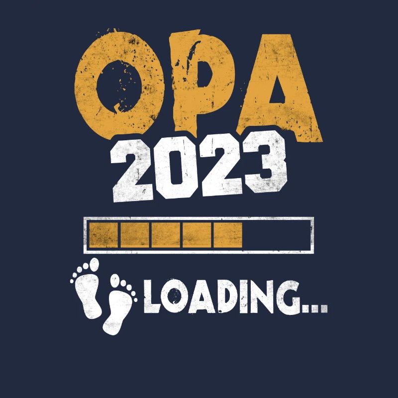Werdender Opa 2023 Loading Nachwuchs Großvater