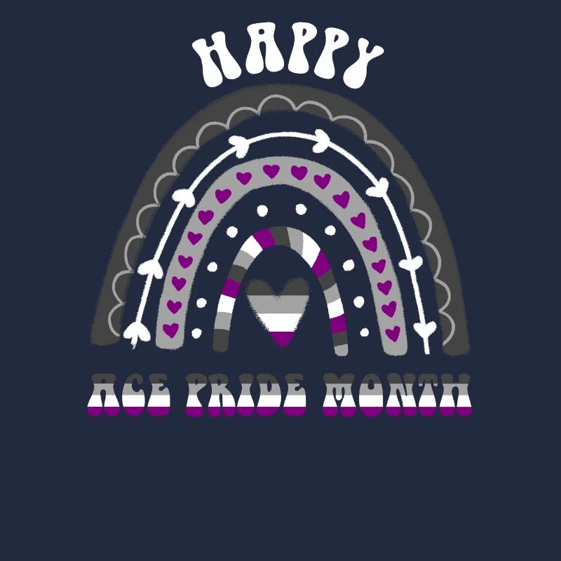 Happy Ace Pride Mois De l’arc-en-ciel asexué