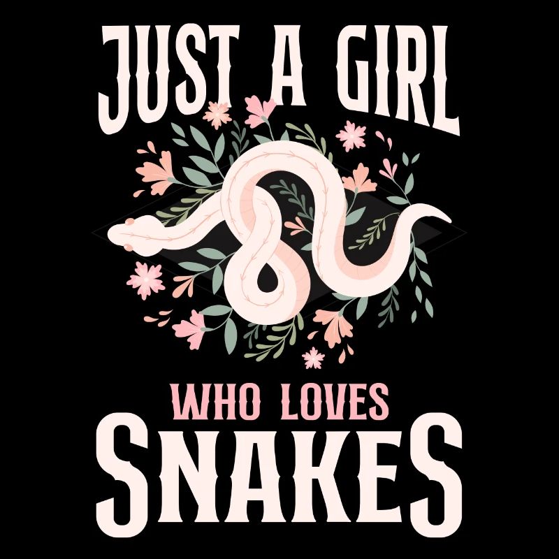 Snake Serpent Flower Floral Just A