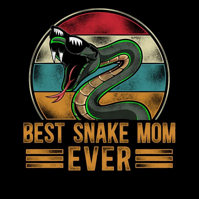 Serpent Serpent Maman Mère Rétro