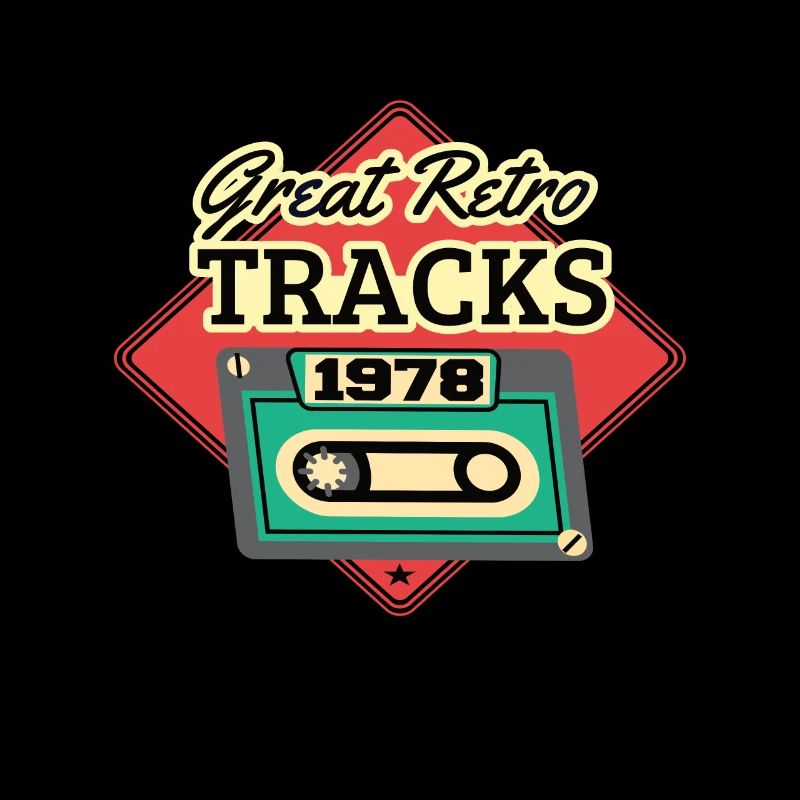 Grands titres rétro 1978 Cassette Vintage