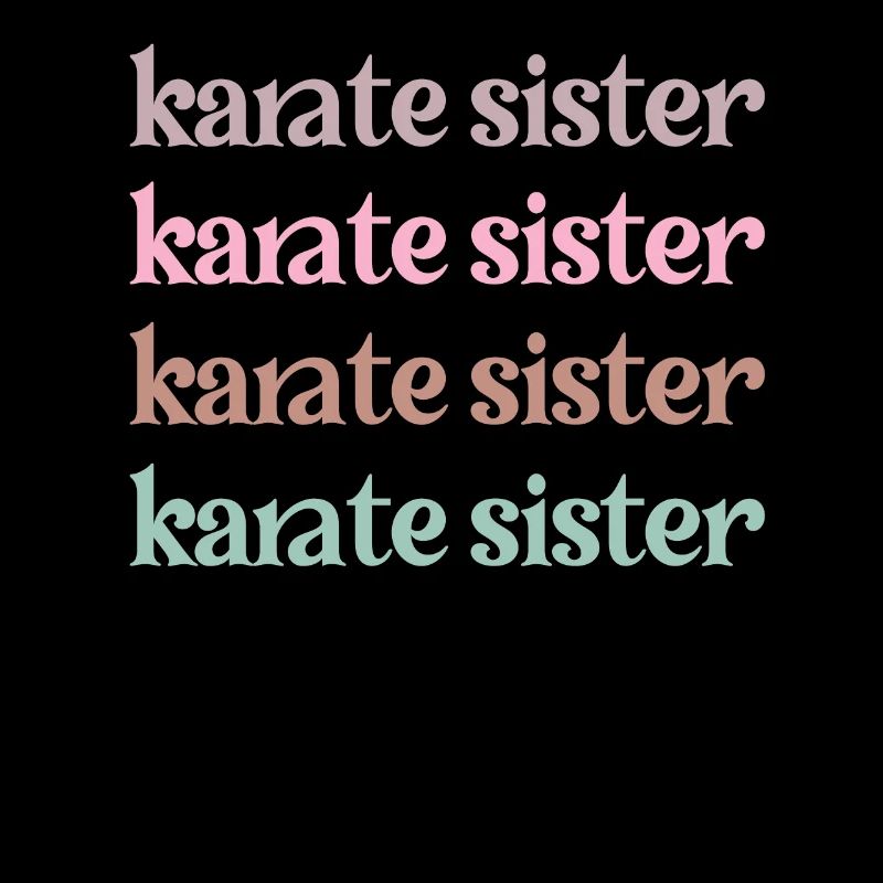 Karate Schwester Beste Karate Schwester Geschenk