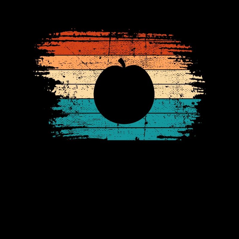 Apricot Fruit Lover Retro Veggie Diet Idée cadeau