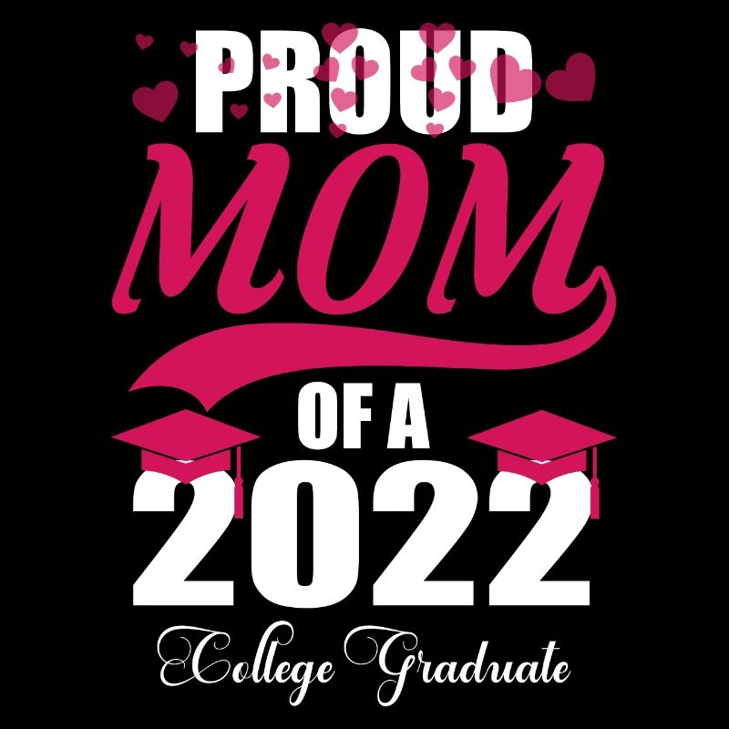 Stolze Mutter eines 2022 College Graduate Senior 22 Mom