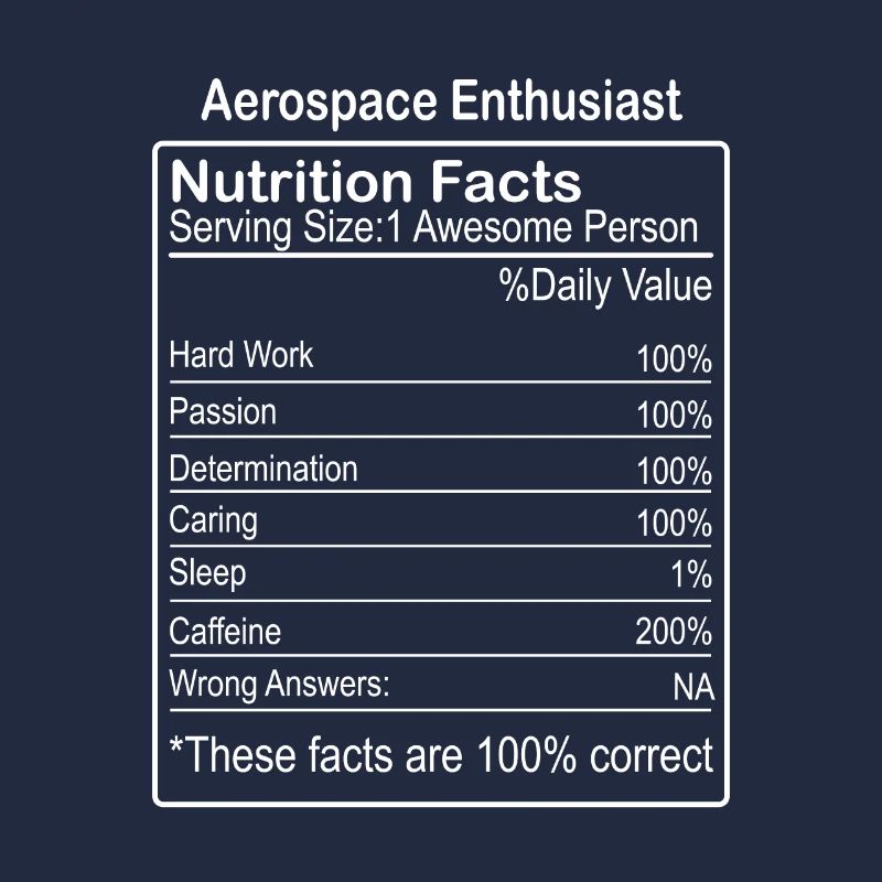 Faits nutritionnels pour les passionnés de l’aérospatiale