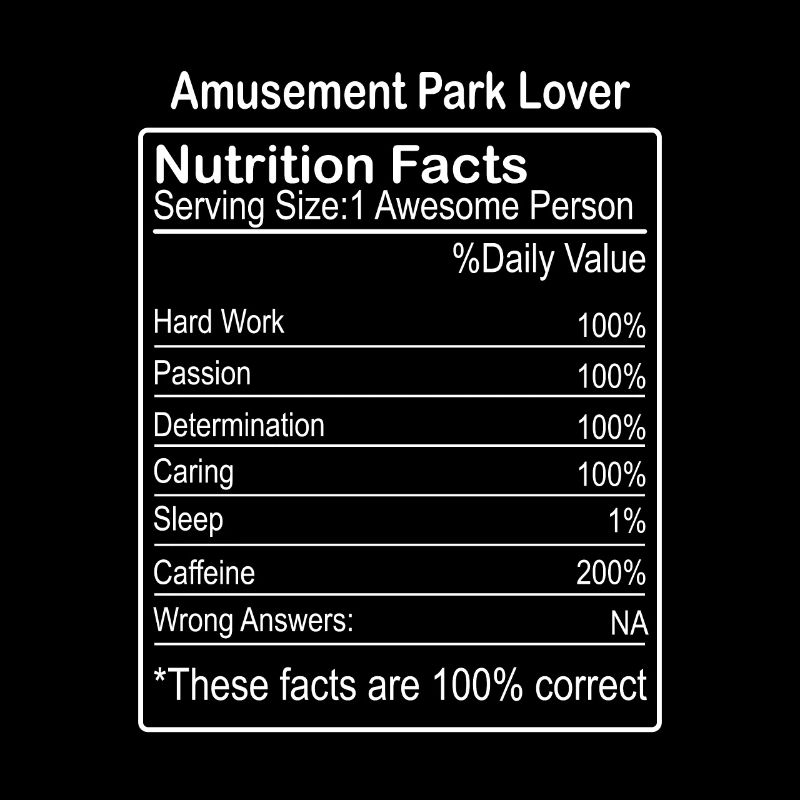 Valeur nutritive de l’amateur de parc d’attractions