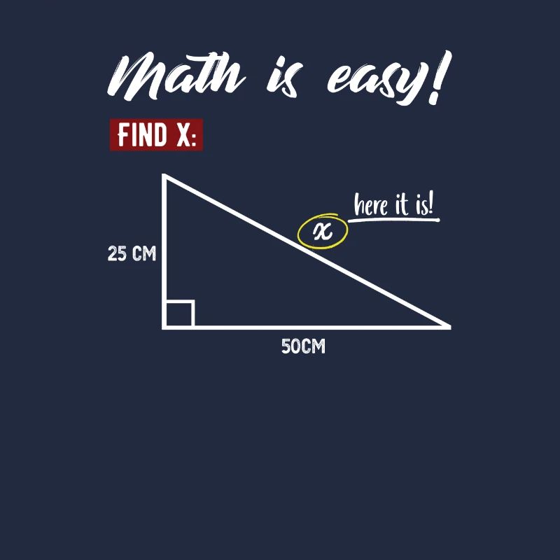 Math Is Easy Find X Here It Is Cool Mathematics
