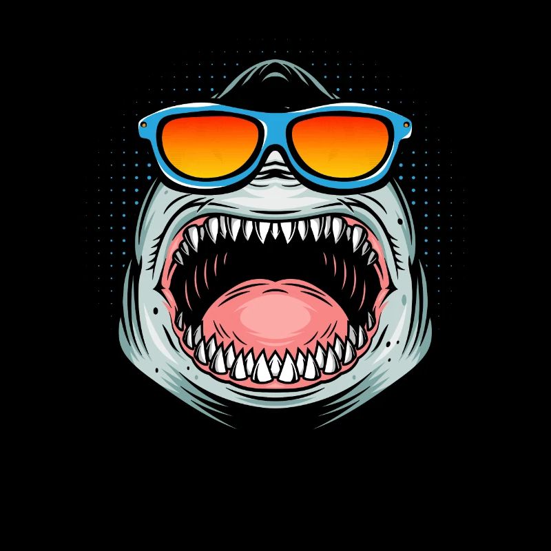 Grand requin blanc Requin Drôle de requin