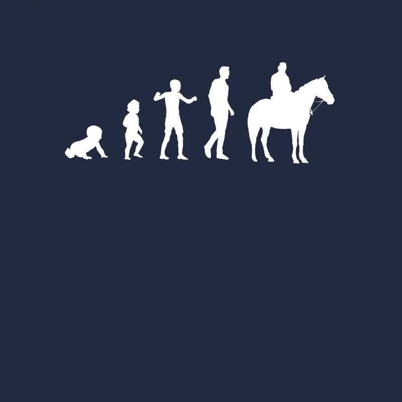 evolution bebe cheval homme humour cavalier cadeau
