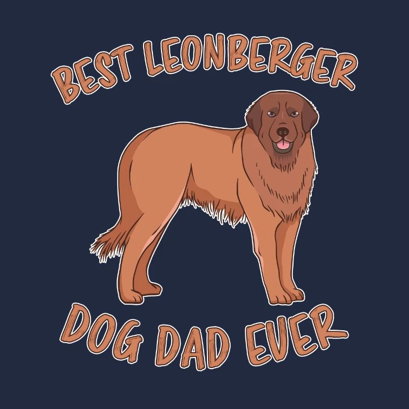 Leonberger Papa Chien S’amuser à dire Leonberger Cadeau