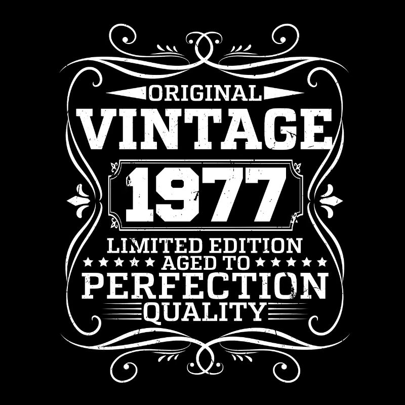 Vintage 1977 Édition Limitée Originale