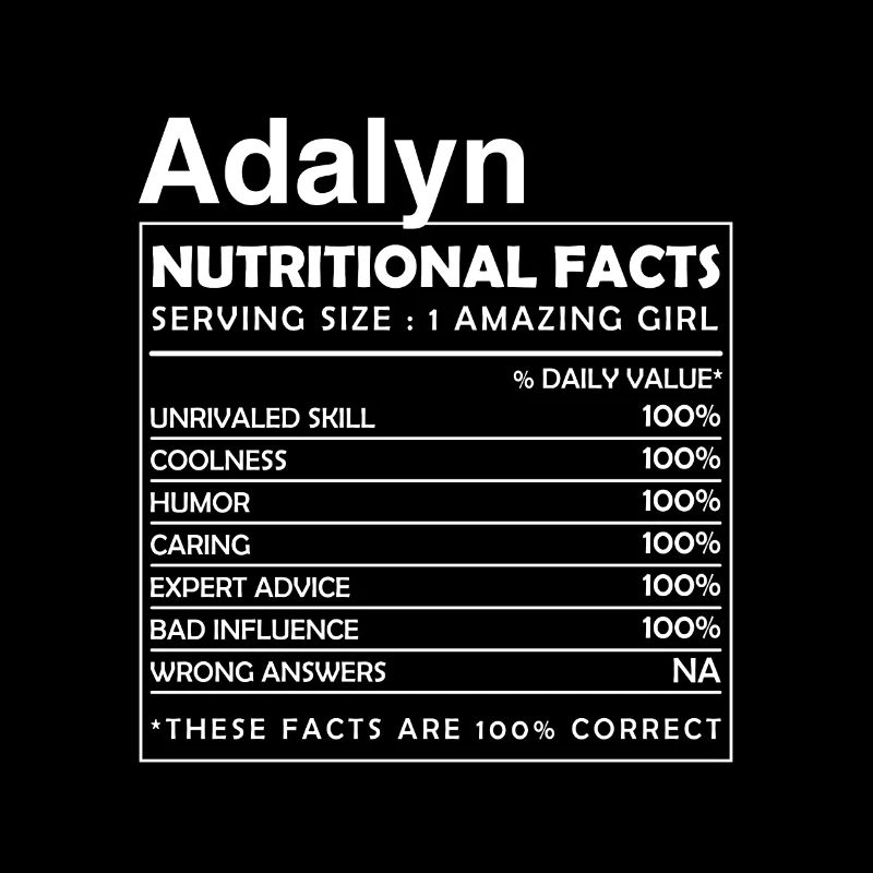 ADALYN Faits nutritionnels