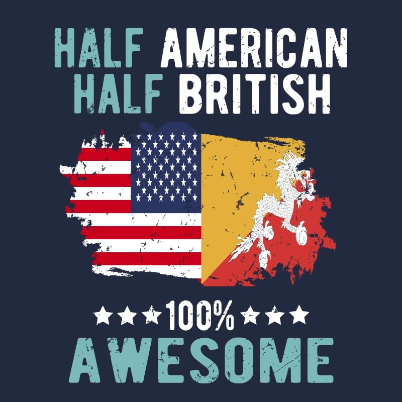Half American Half British