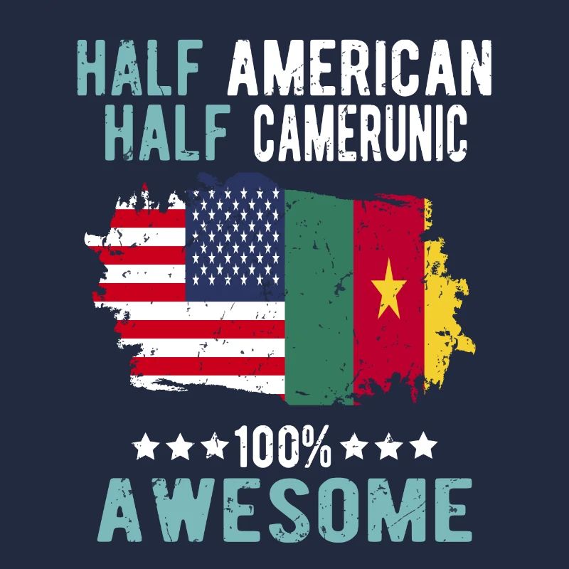 Half American Half Cameroonian