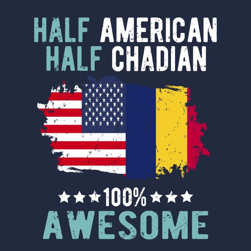 Halb Amerikaner Halb Tschader