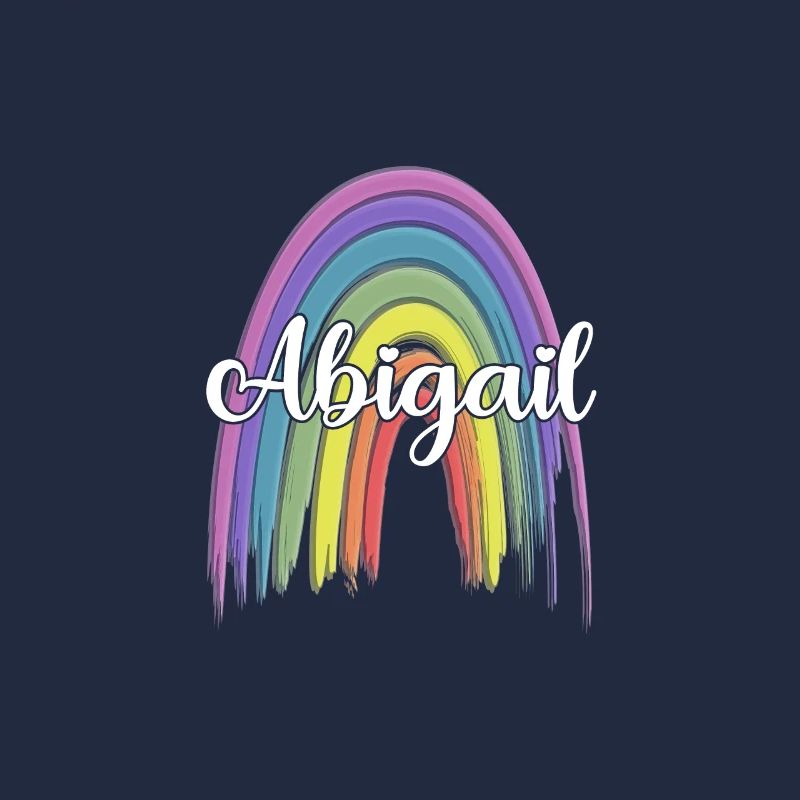 ABIGAIL Rainbow Cursive