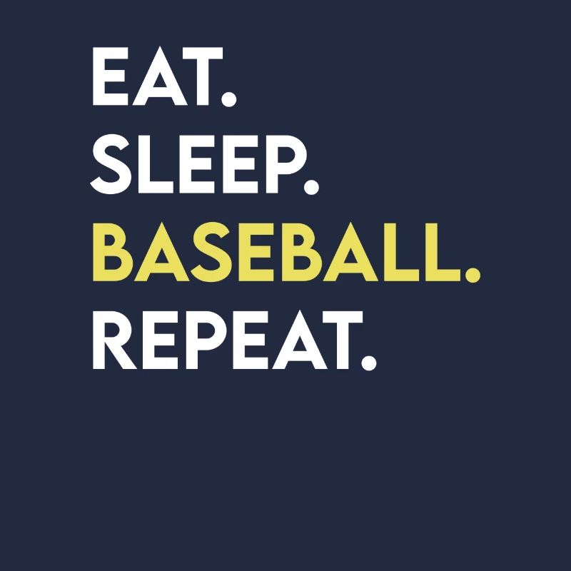 manger dormir baseball répéter