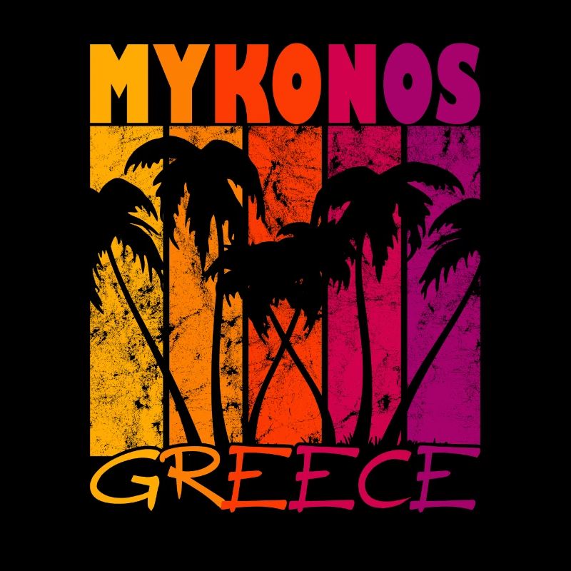 Mykonos Grèce Coucher de soleil