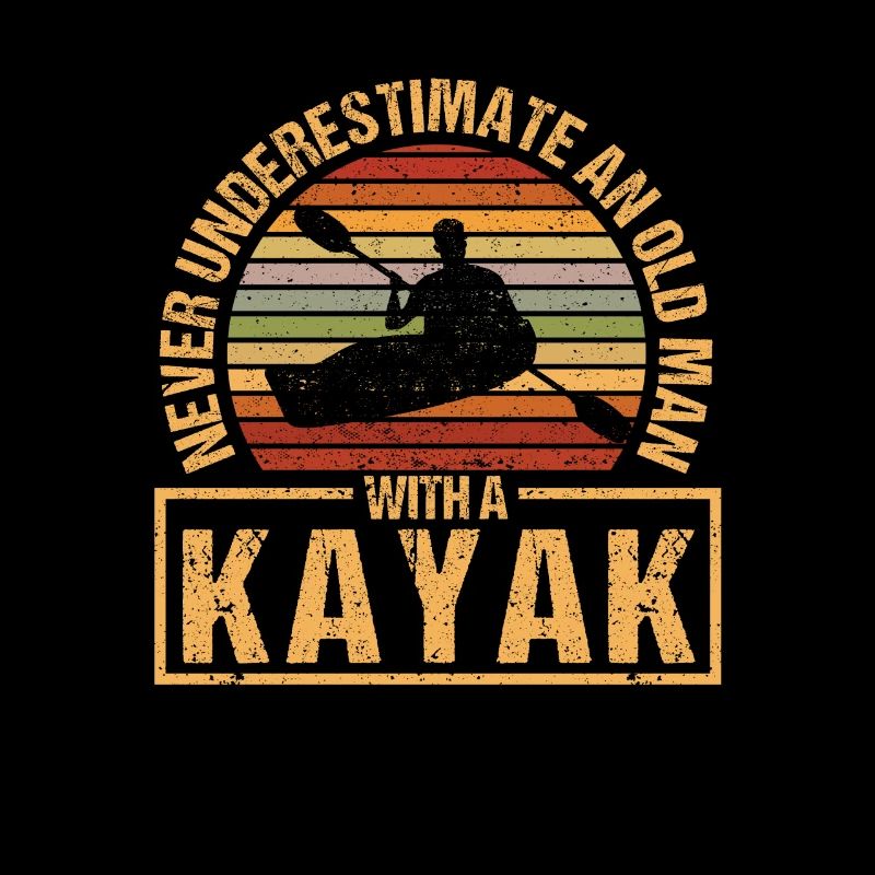 Funny kayaker Never underestimate one