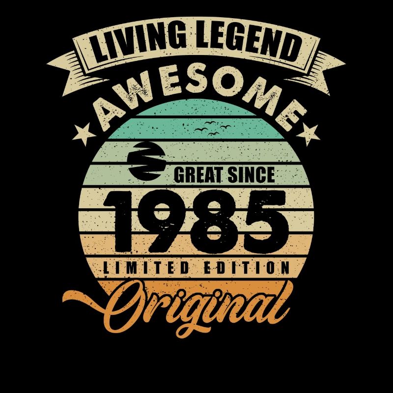 1985 Anniversaire Retro Orginal