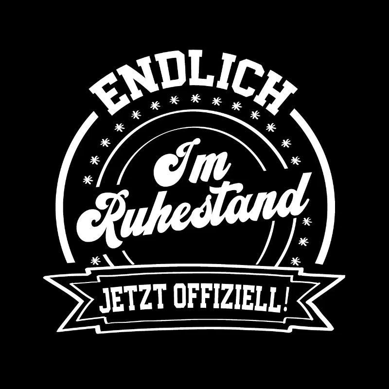 Endlich im Ruhestand Rentner
