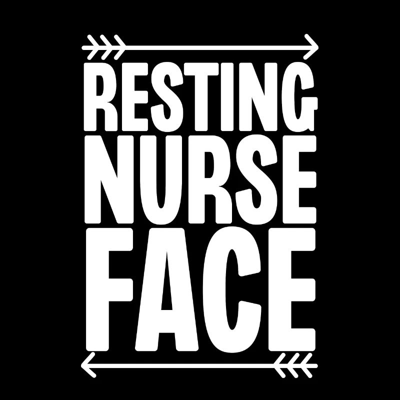 Visage d’infirmière au repos