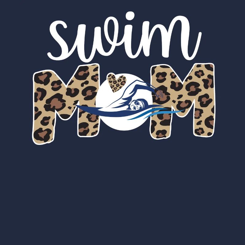 Stolze Schwimmmama Mutter Schwimmer Schwimm-Mama