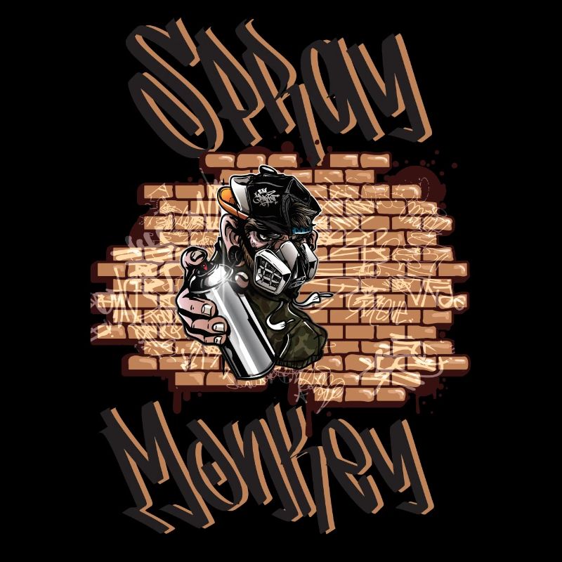 Spray Monkey Graffiti