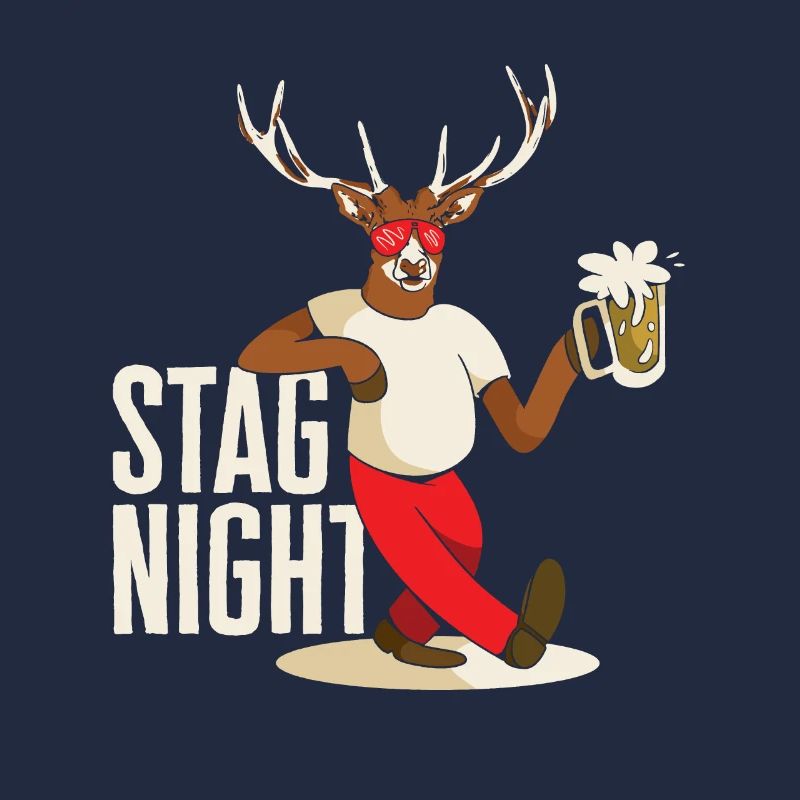 Bachelor Stag Night Drinking Celebration