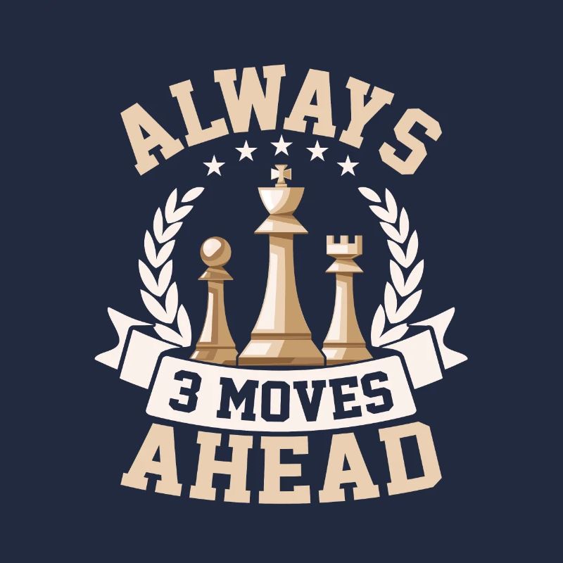 Always 3 Moves Ahead Chess Board Chess Player