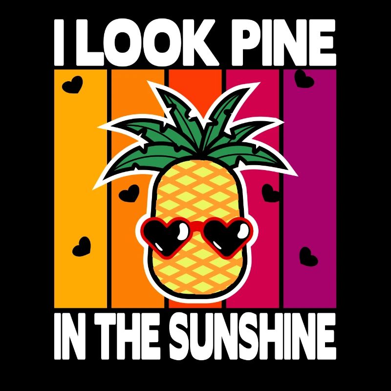 Je regarde le pin au soleil