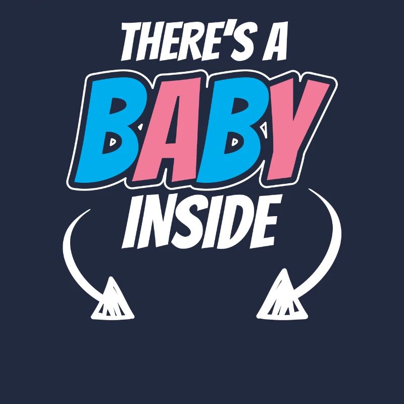Il y a un bébé dedans enceinte Bébé à l’intérieur mignon