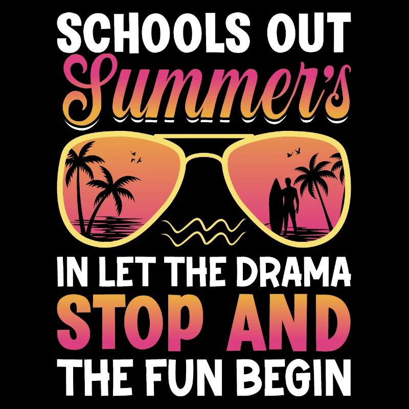Schools Out Summer coole shirts ch / at